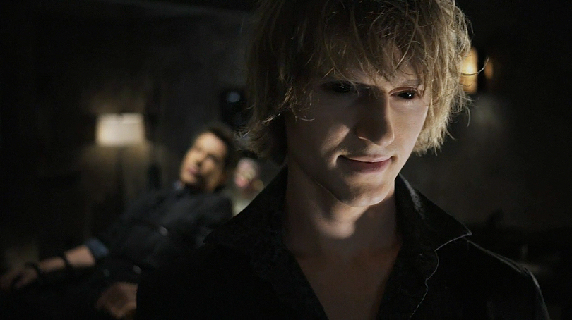 Jonathon Young and Chad Rook on set of 