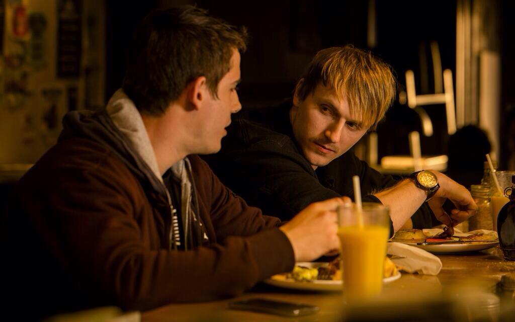 Adam Butcher and Chad Rook on set of 