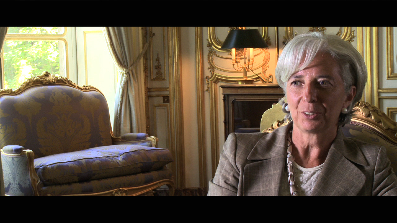 Still of Christine Lagarde in Inside Job (2010)