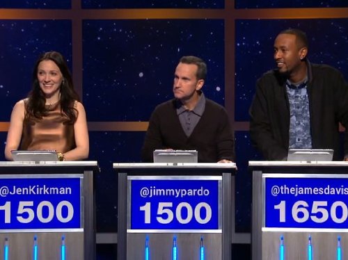 Still of Jimmy Pardo, Jen Kirkman and James Davis in @midnight (2013)