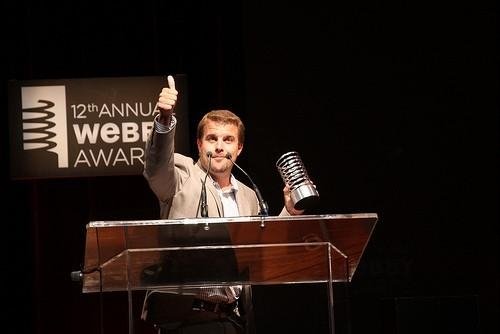 Webby Award acceptance speech 2008, New York