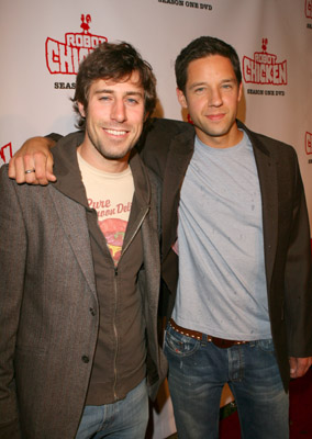 Josh Cooke and Todd Grinnell at event of Robot Chicken (2005)