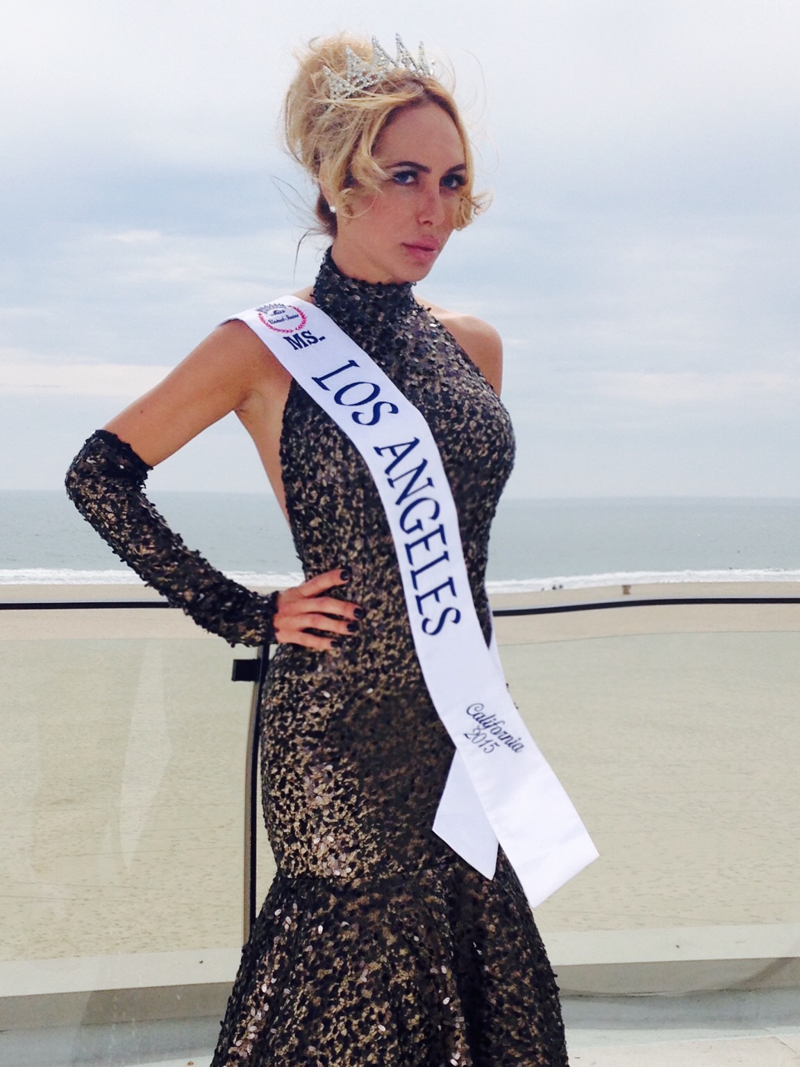 Miss CA/ World dress by Camille Wood