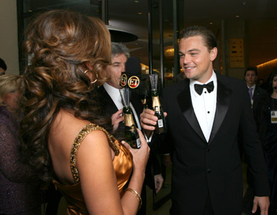 Leonardo DiCaprio and Vanessa Lachey