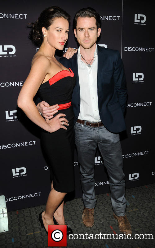 America Olivo and Christian Campbell at Disconnect NY Premiere April 2103