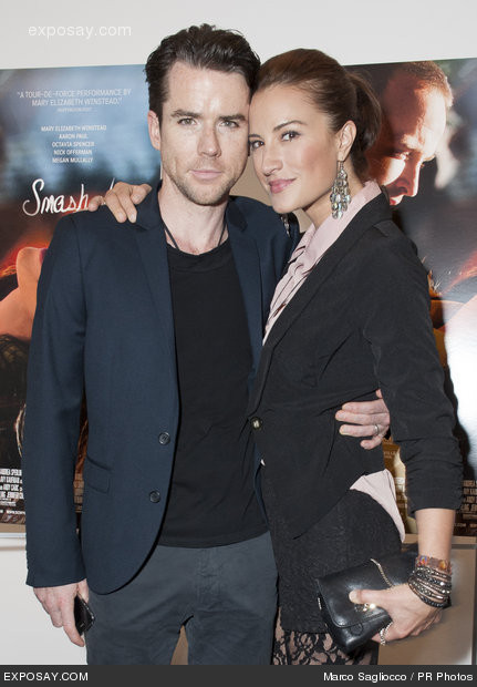 Christian Campbell and America Olivo Smashed Premiere NYC