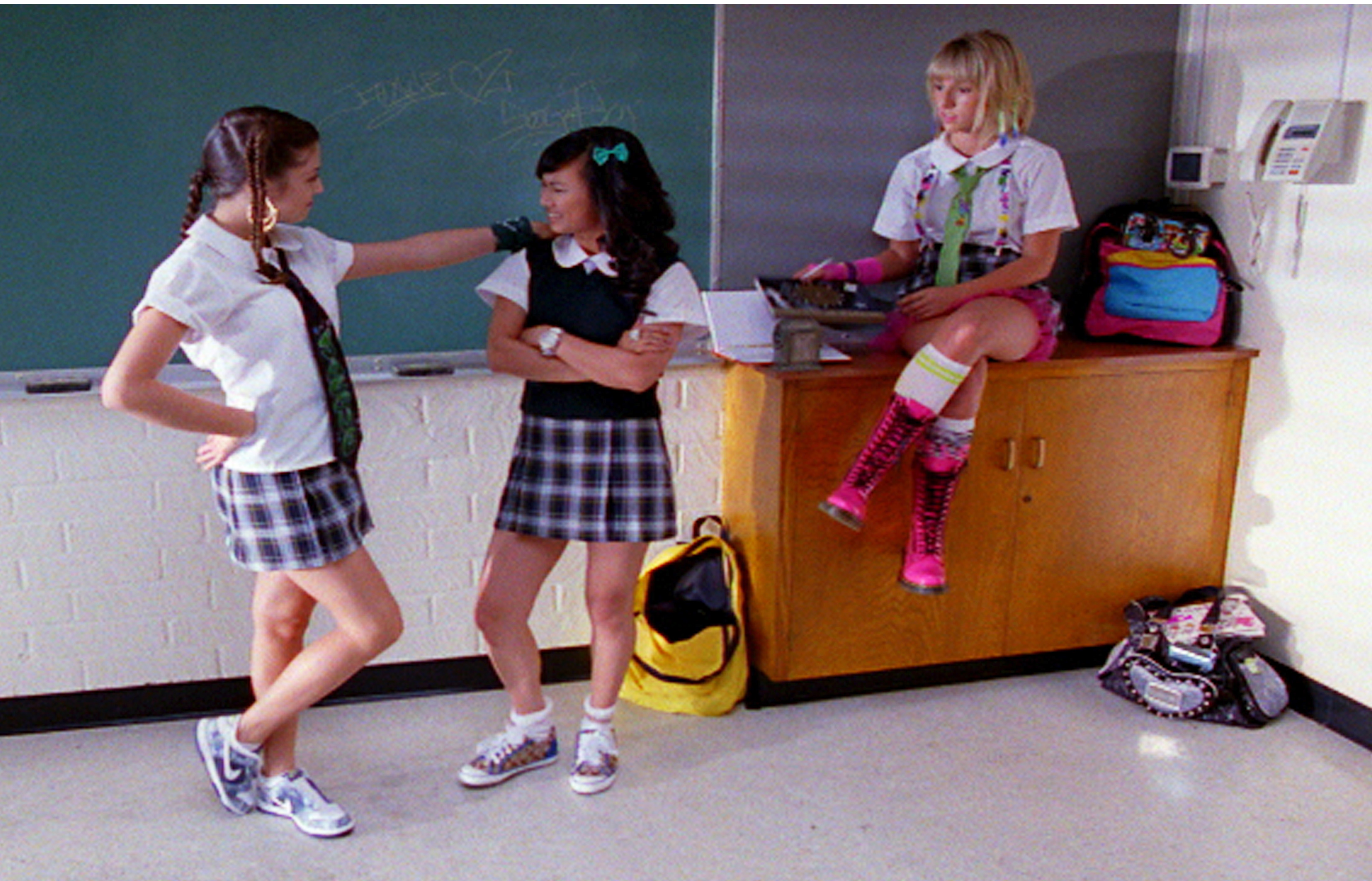 Still of Monica Anne Parales and Mandy Rain in School Gyrls (2009)