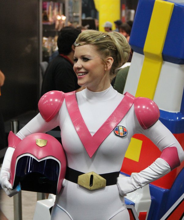 Carrie Keagan cosplay as Princess Allura from Voltron at Comic-con 2011