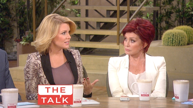Carrie Keagan appearance on CBS's The Talk. Pictures with Sharon Osbourne