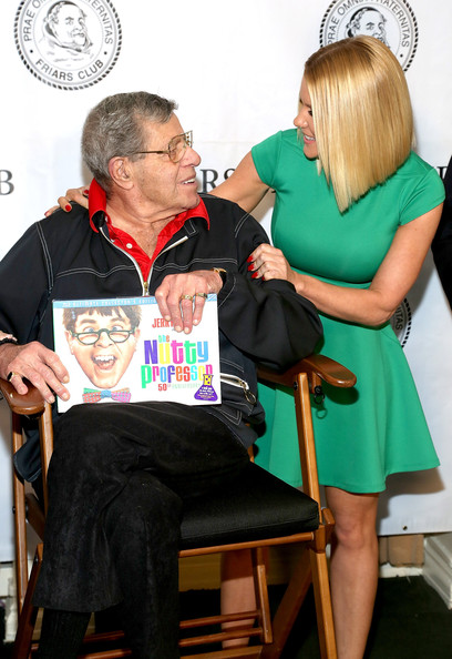 Carrie Keagan and Jerry Lewis at the New York Friars Club Event For the 50th Anniversary of Nutty Professor