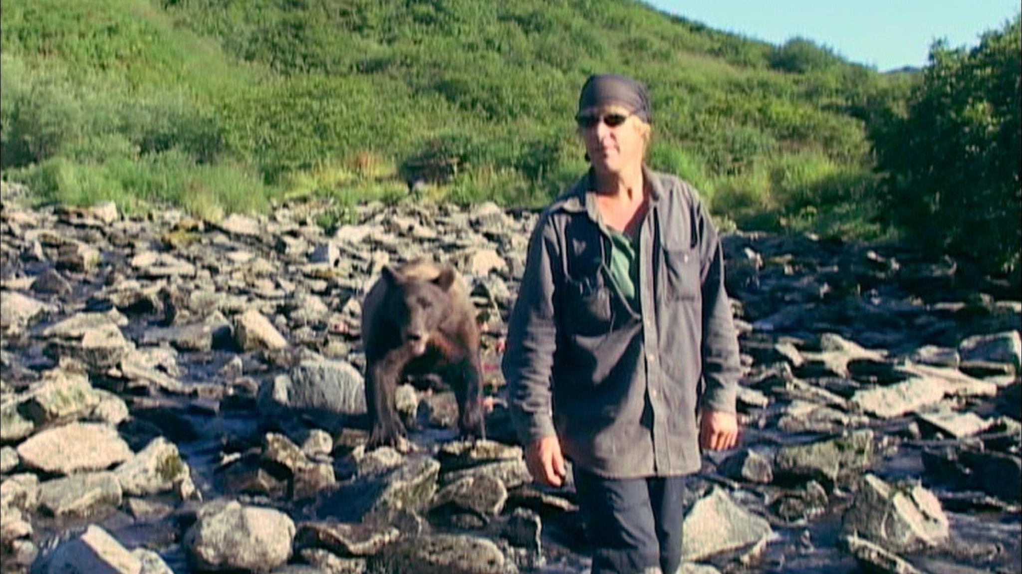Still of Timothy Treadwell in Grizzly Man (2005)