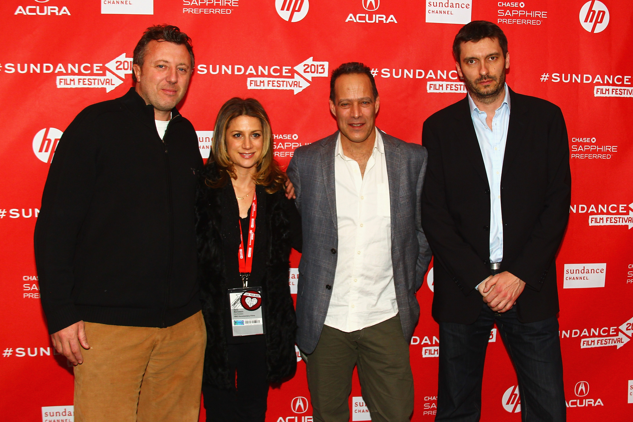 Sara Bernstein, Sebastian Junger, Nick Quested and James Brabazon at event of Which Way Is the Front Line from Here? The Life and Time of Tim Hetherington (2013)