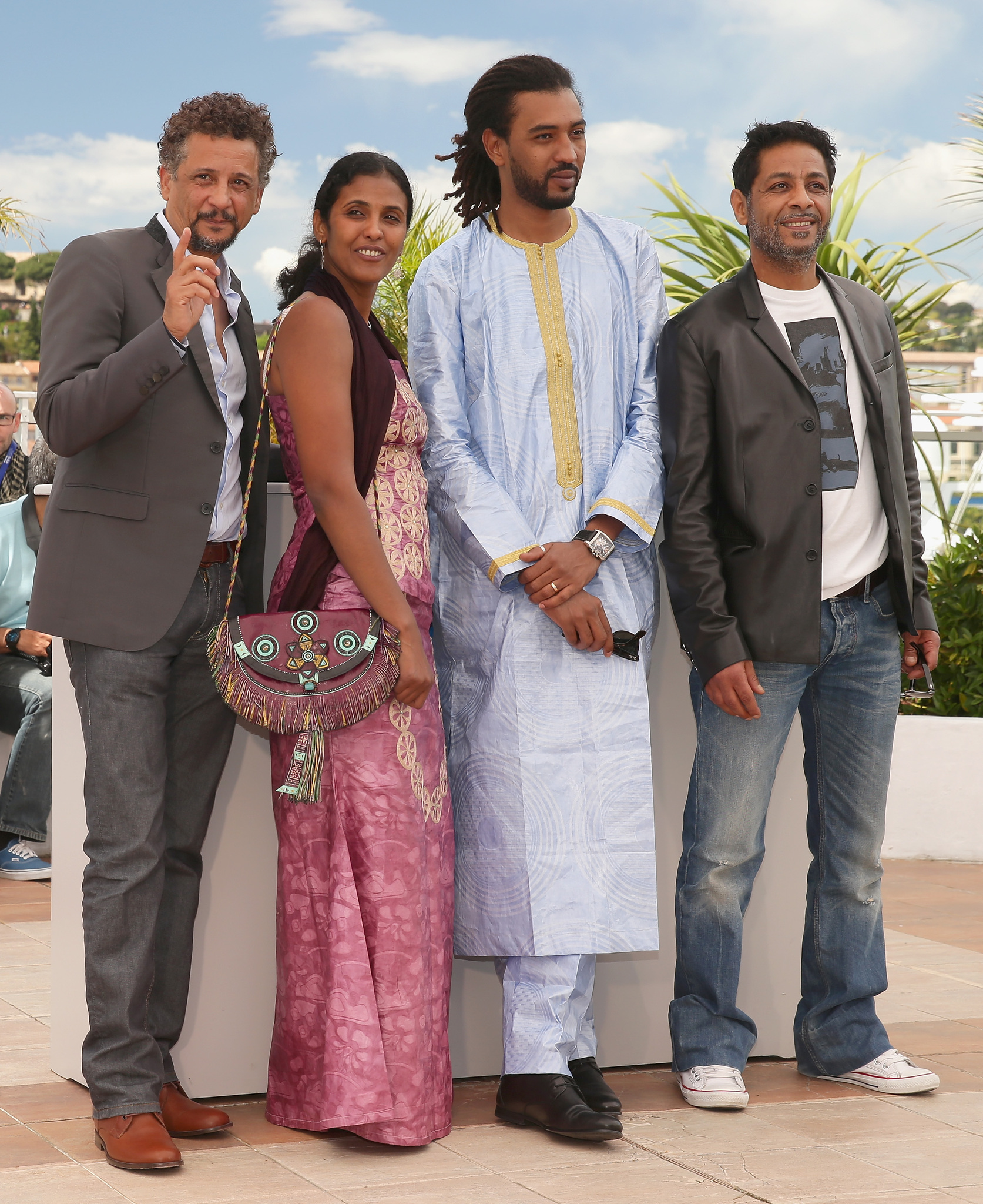 Abel Jafri, Ibrahim Ahmed, Hichem Yacoubi and Toulou Kiki at event of Timbuktu (2014)