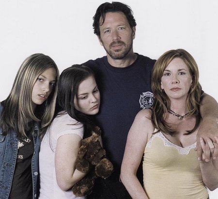 CiCi Hedgpeth, Azure Dawn, Brian Wimmer, and Melissa Gilbert in a still for 