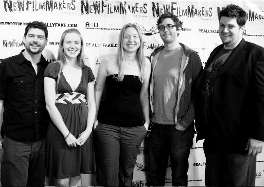 NewFilmmakers LA Film Festival 2008 - L to R: John T. Woods, Marion Kerr, unknown, unknown and Zak Forsman