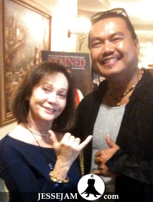 Nancy Kwan and Jesse Jam Miranda at the International Film Festival