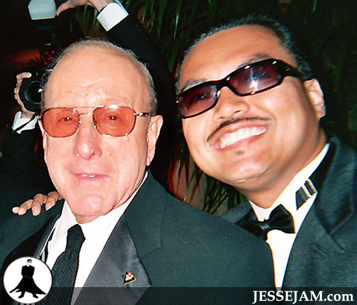Clive Davis and Jesse Jam Miranda at Clive Davis Pre-Grammy Party