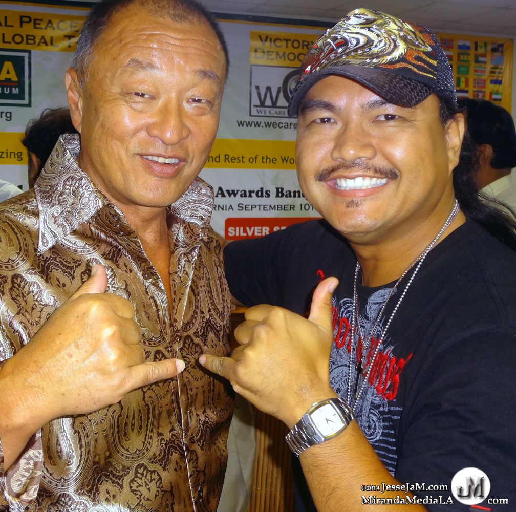 Cary-Hiroyuki Tagawa and Jesse Jam Miranda