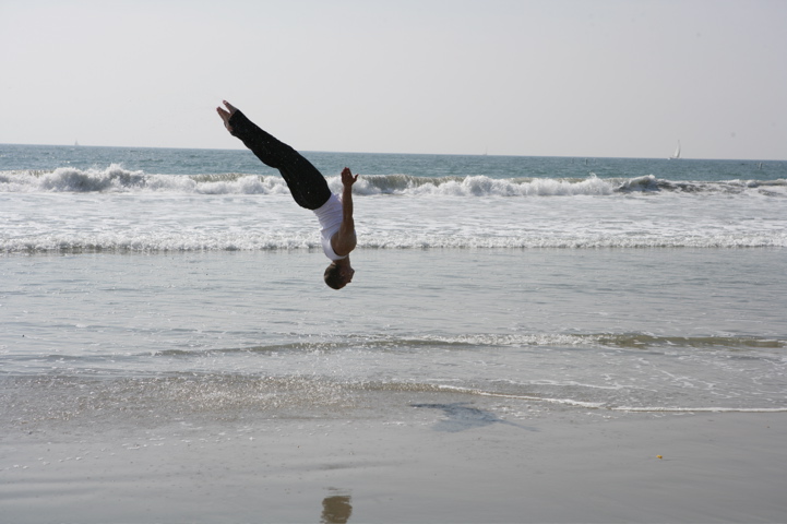 Back layout at the beach