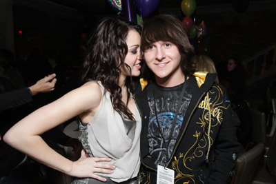 Mitchel Musso and Miley Cyrus at event of Hannah Montana & Miley Cyrus: Best of Both Worlds Concert (2008)