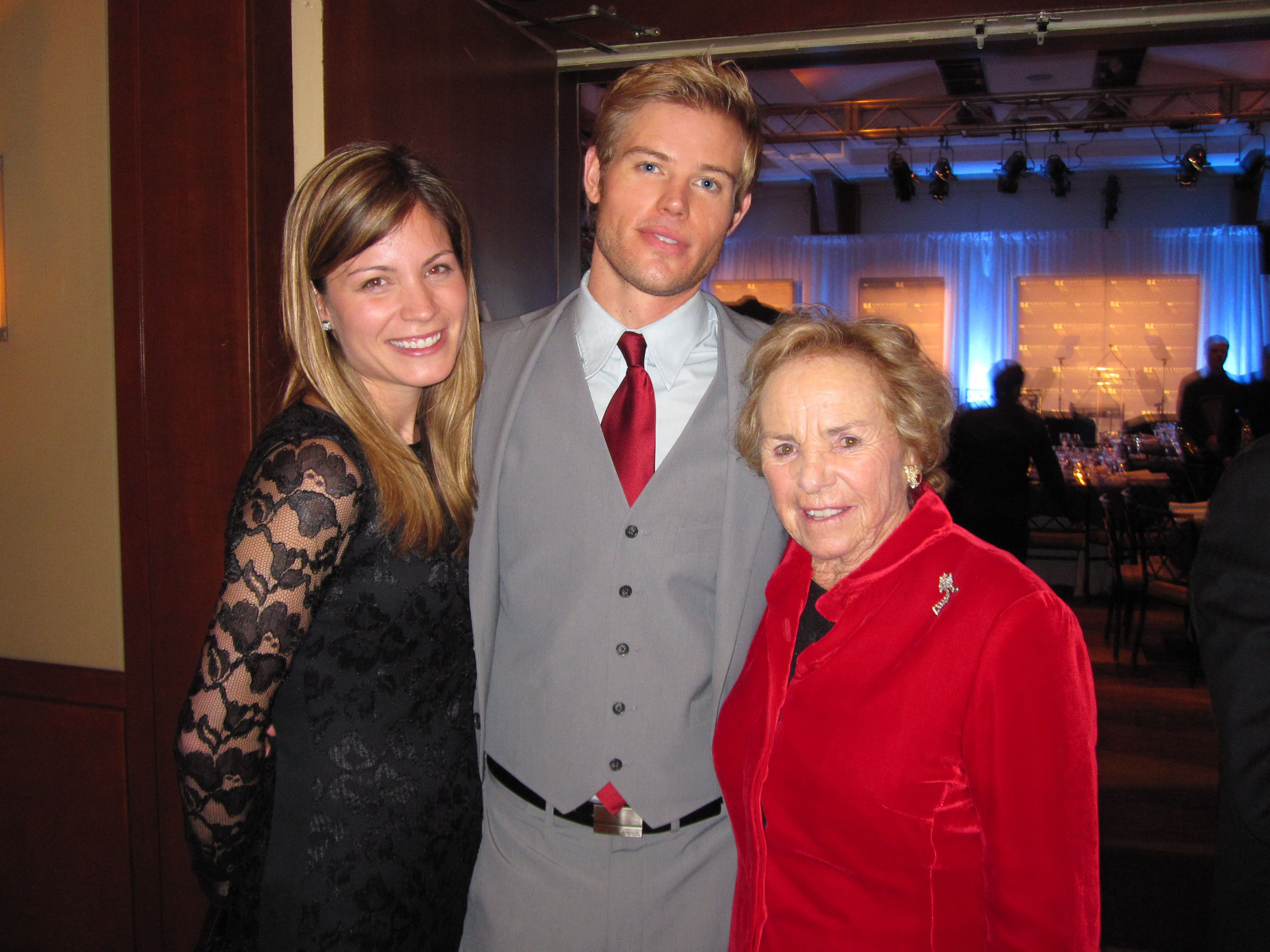 Trevor Donovan and Ethel Kennedy