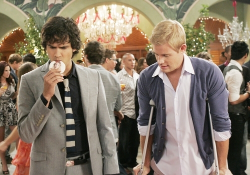 Still of Michael Steger and Trevor Donovan in 90210 (2008)