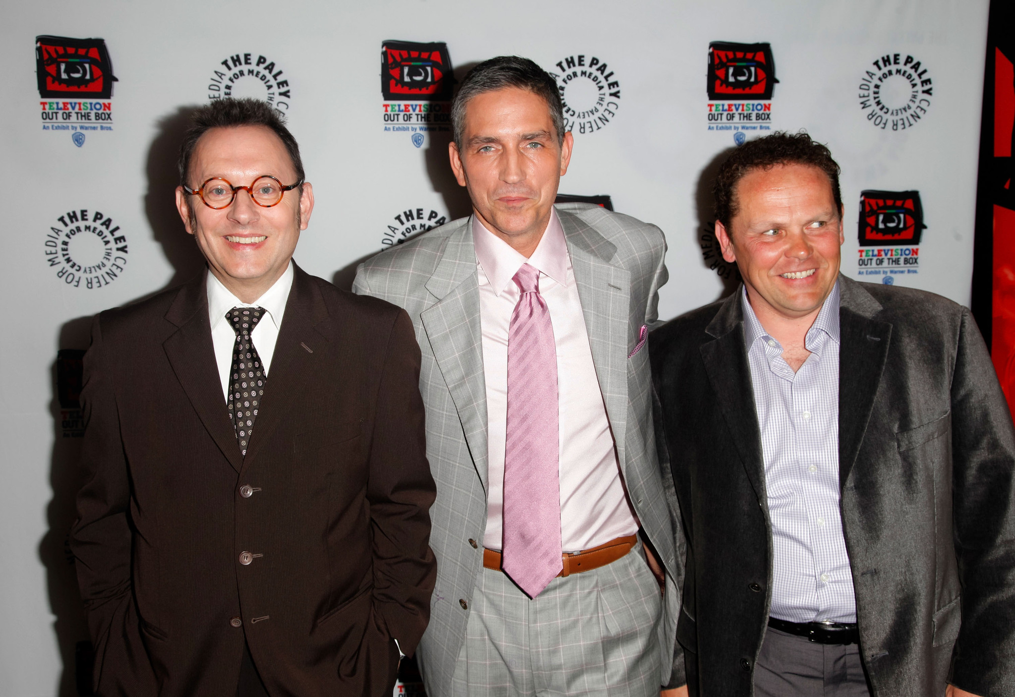 Jim Caviezel, Kevin Chapman and Michael Emerson at event of Person of Interest (2011)