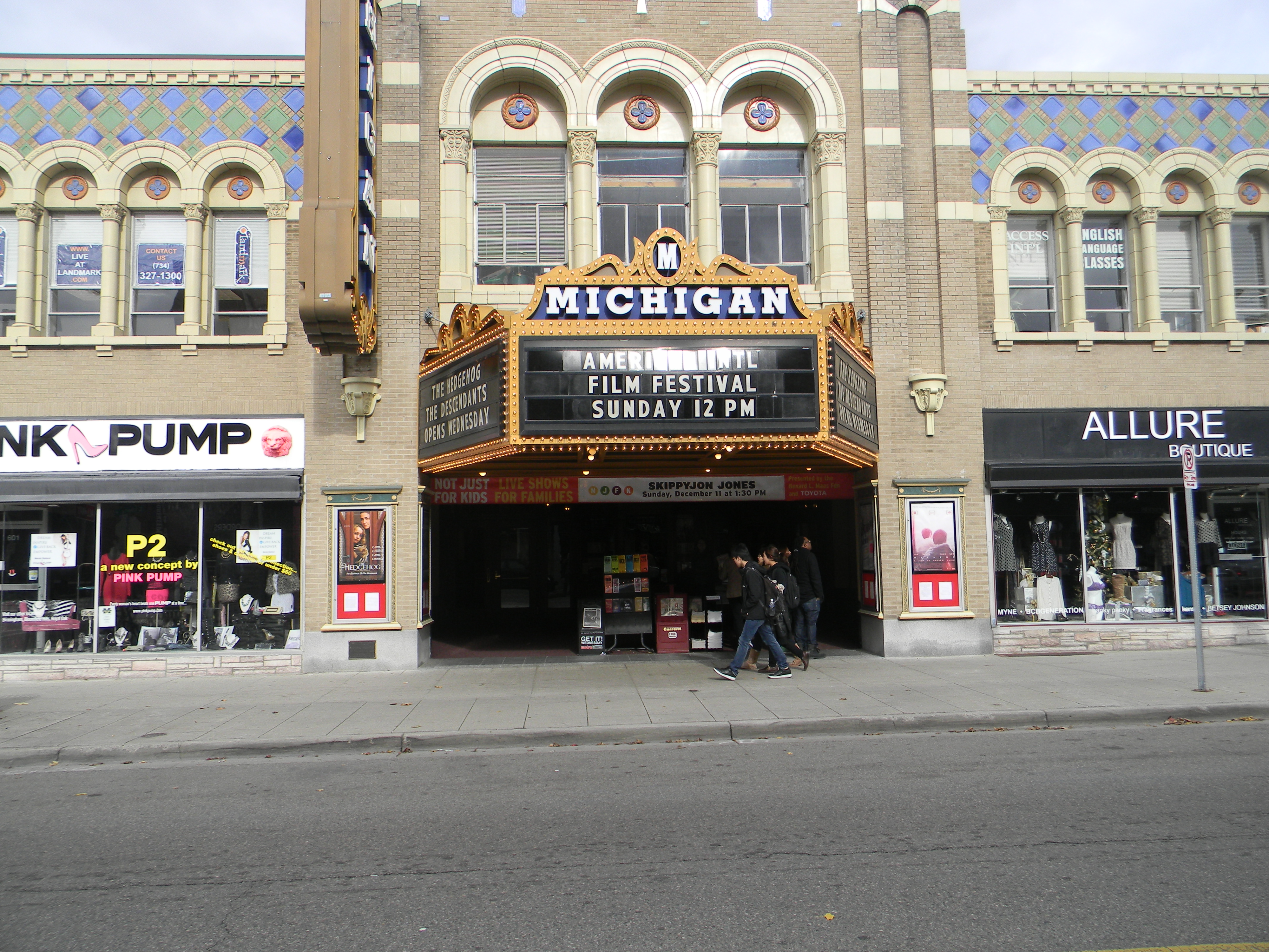 Michigan Theater Premiere, American International Film Festival.