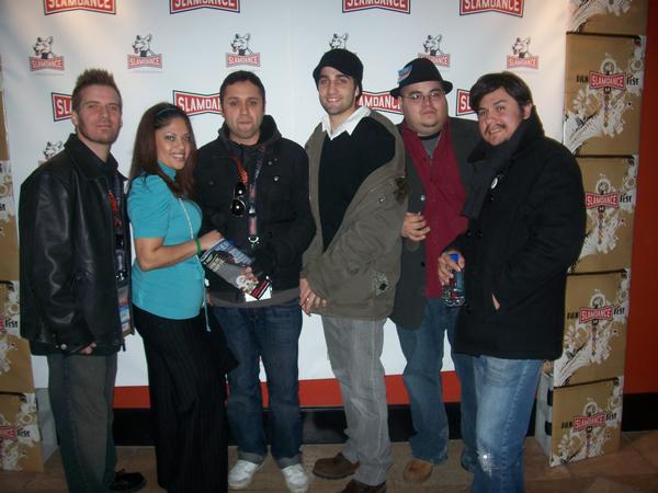 Gary Michael Schultz, Alexander Rojas, Joey Bicicchi, Luis Perez and Armando Ballesteros at Slamdance 2008 for World Premiere of Tripp.