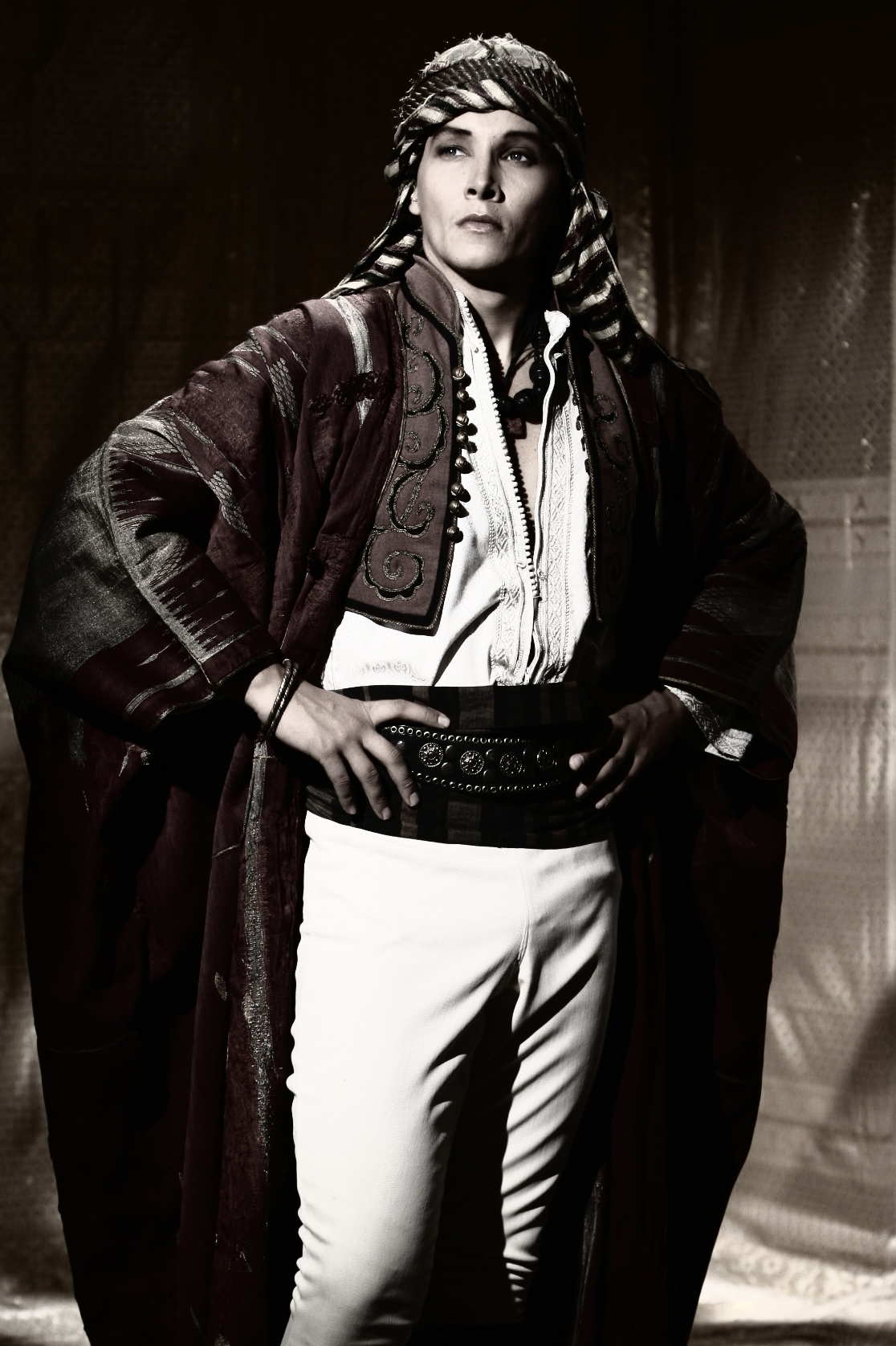 Vlad Kozlov as Rudolph Valentino in the film 