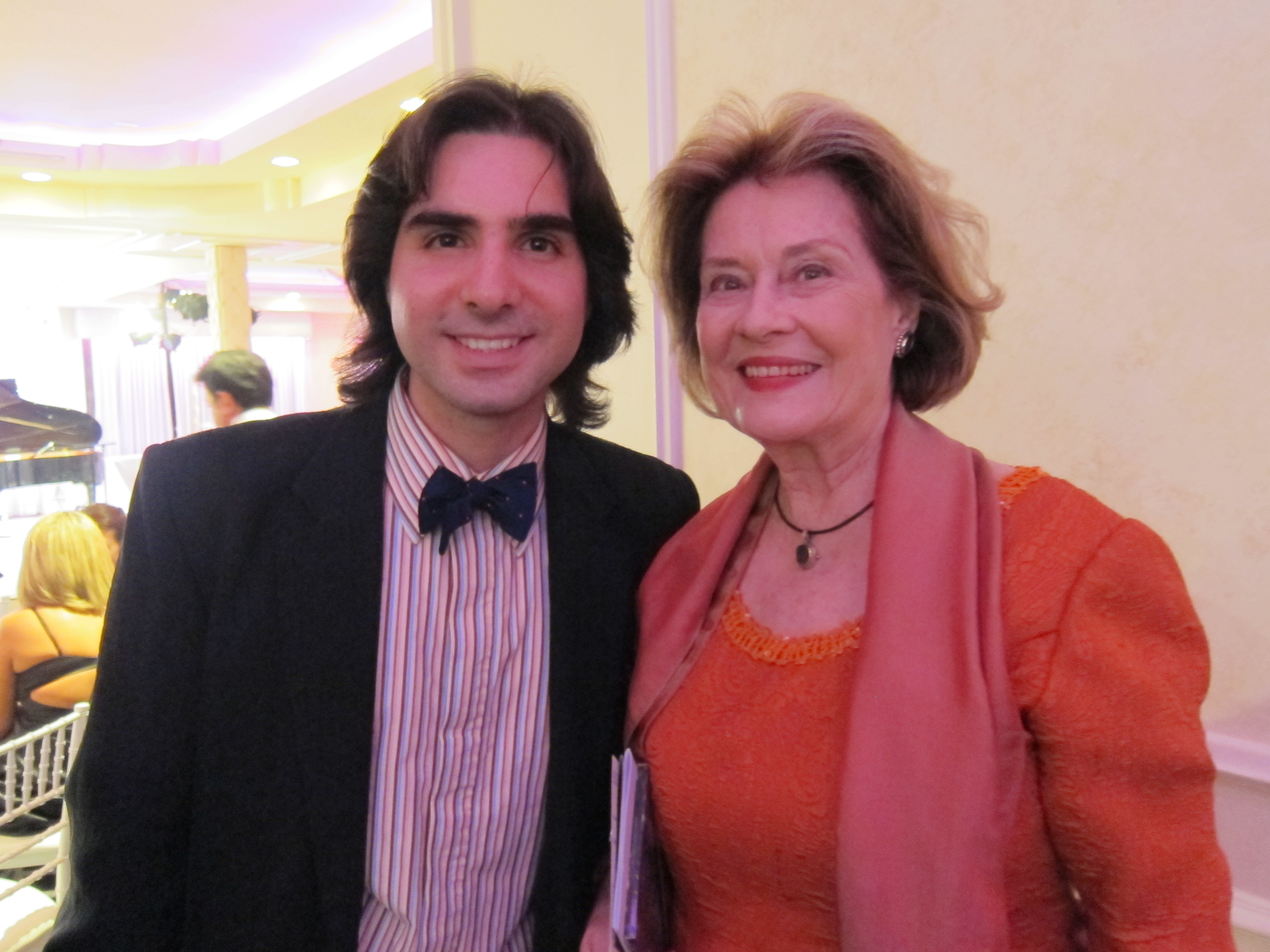 with Diane Baker