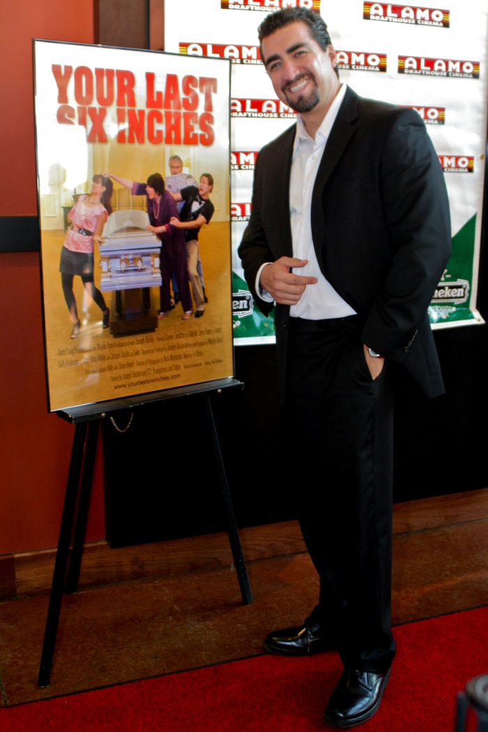 Manuel Poblete at the red carpet premiere of Your Last Six Inches.