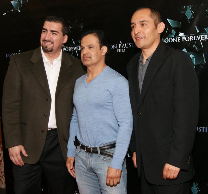 Red carpet premiere of Gone Forever with Enrique Chicas, Ricardo Sosa and Manuel Poblete