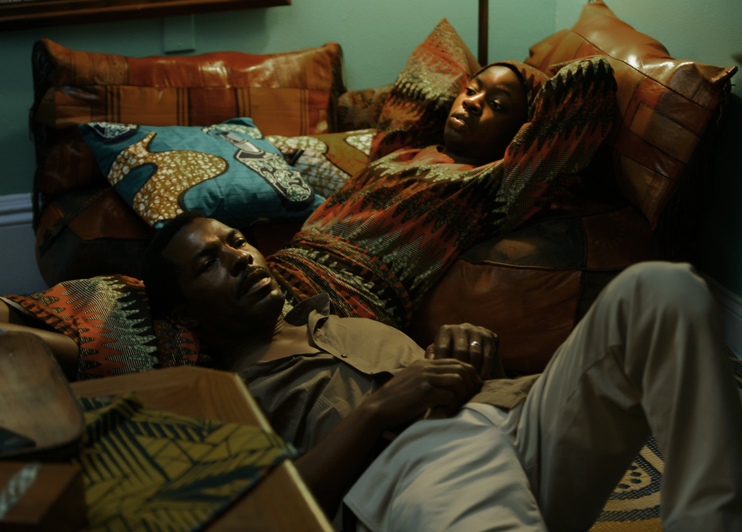 Still of Isaach De Bankolé and Danai Gurira in Mother of George (2013)