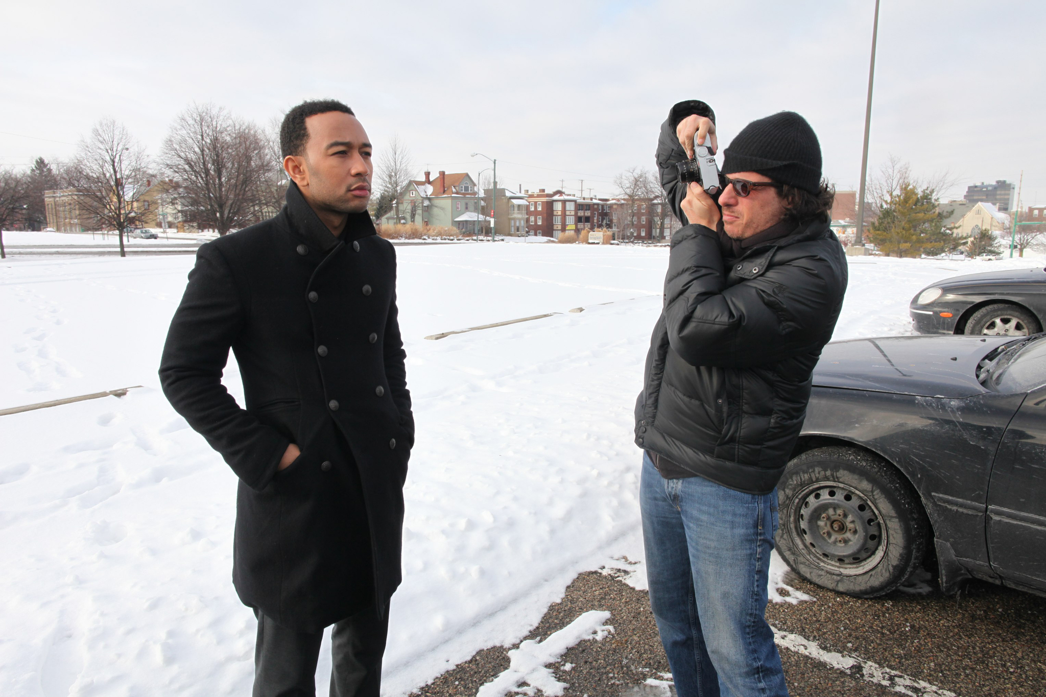 Still of Davis Guggenheim and John Legend in Waiting for 'Superman' (2010)