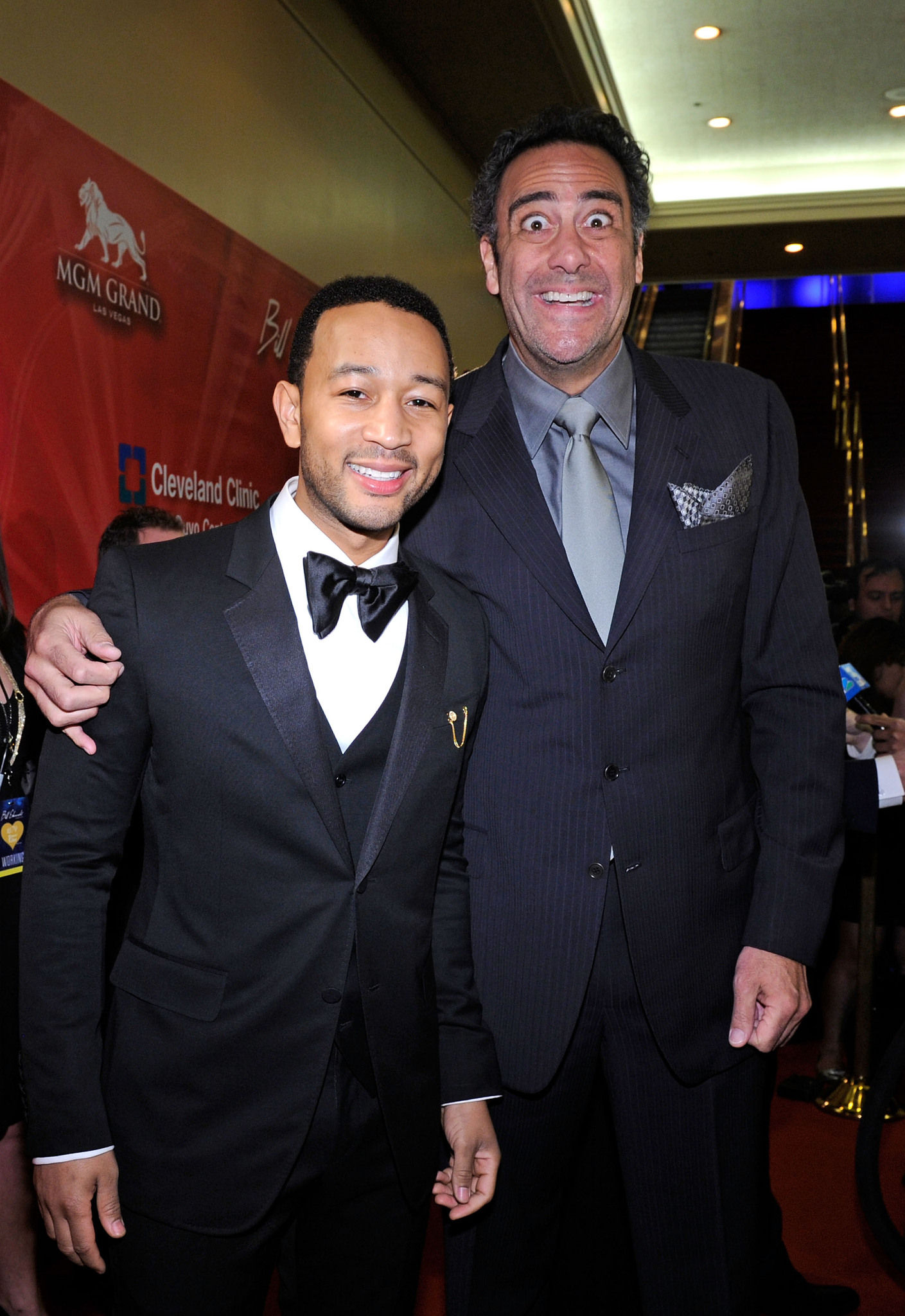 Brad Garrett and John Legend