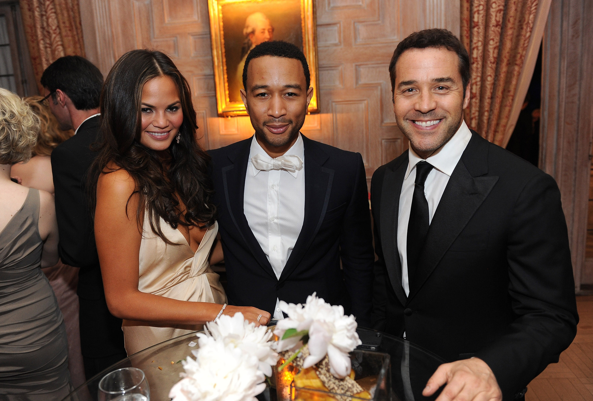 Jeremy Piven, John Legend and Chrissy Teigen