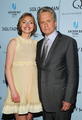 Michael Douglas and Imogen Poots at event of Solitary Man (2009)