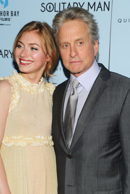 Michael Douglas and Imogen Poots at event of Solitary Man (2009)