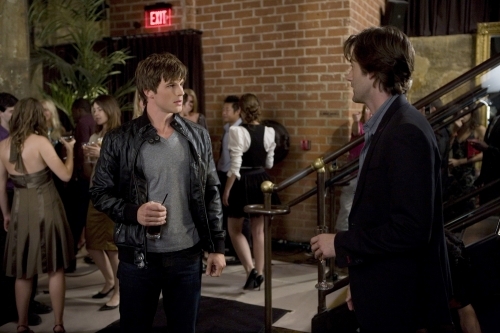 Still of Matt Lanter and Ryan Eggold in 90210 (2008)