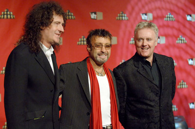 Roger Taylor, Brian May and Paul Rodgers