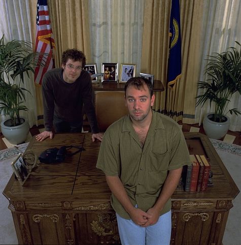 Still of Matt Stone and Trey Parker in That's My Bush! (2001)