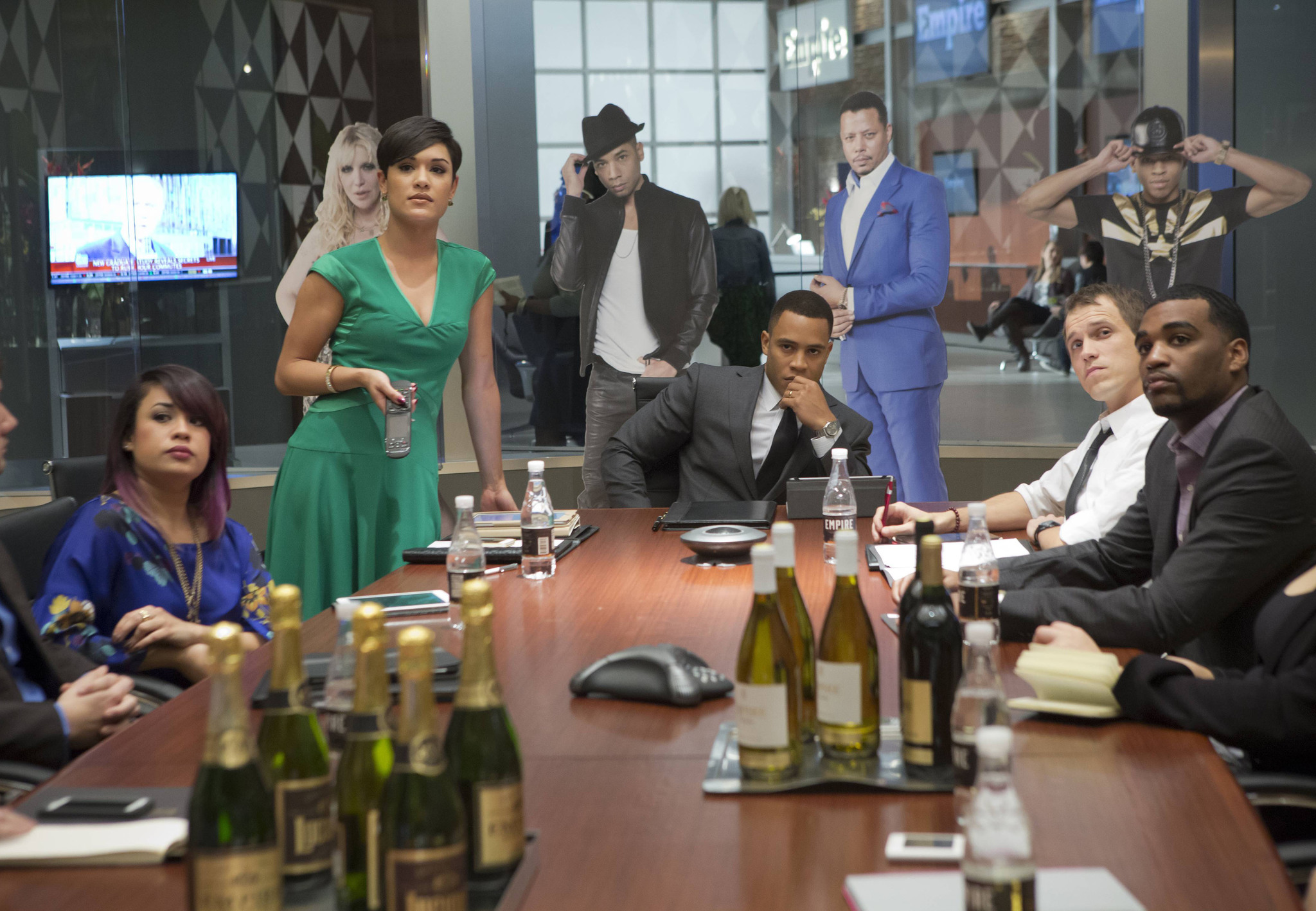 Still of Trai Byers and Grace Gealey in Empire (2015)