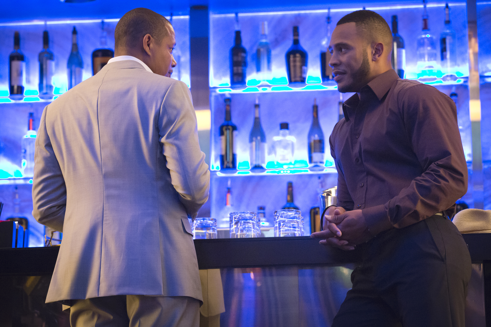 Still of Terrence Howard and Trai Byers in Empire (2015)