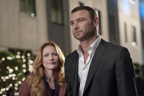 Still of Liev Schreiber and Paula Malcomson in Ray Donovan (2013)