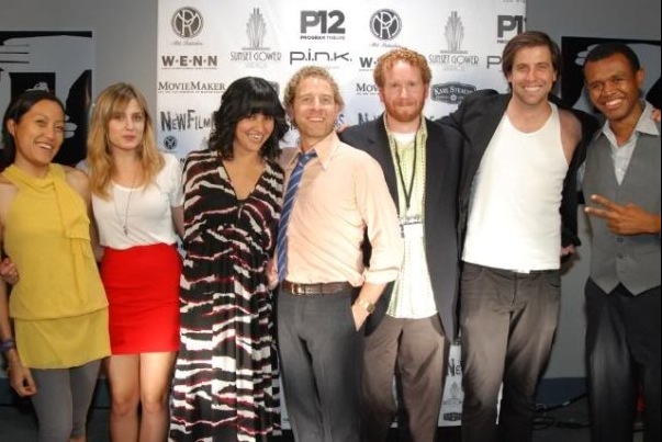 NewFilmmakers LA screening of THE SCENESTERS. Helena Wei, Suzanne May, Monika Jolly, Jeff Grace, Todd Berger, Kevin Brennan, and James Jolly.