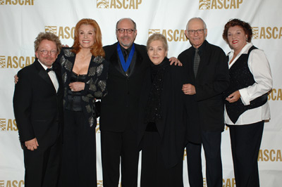 Tyne Daly, Marilyn Bergman, Mark Snow, Alan Bergman, Stefanie Powers and Paul Williams