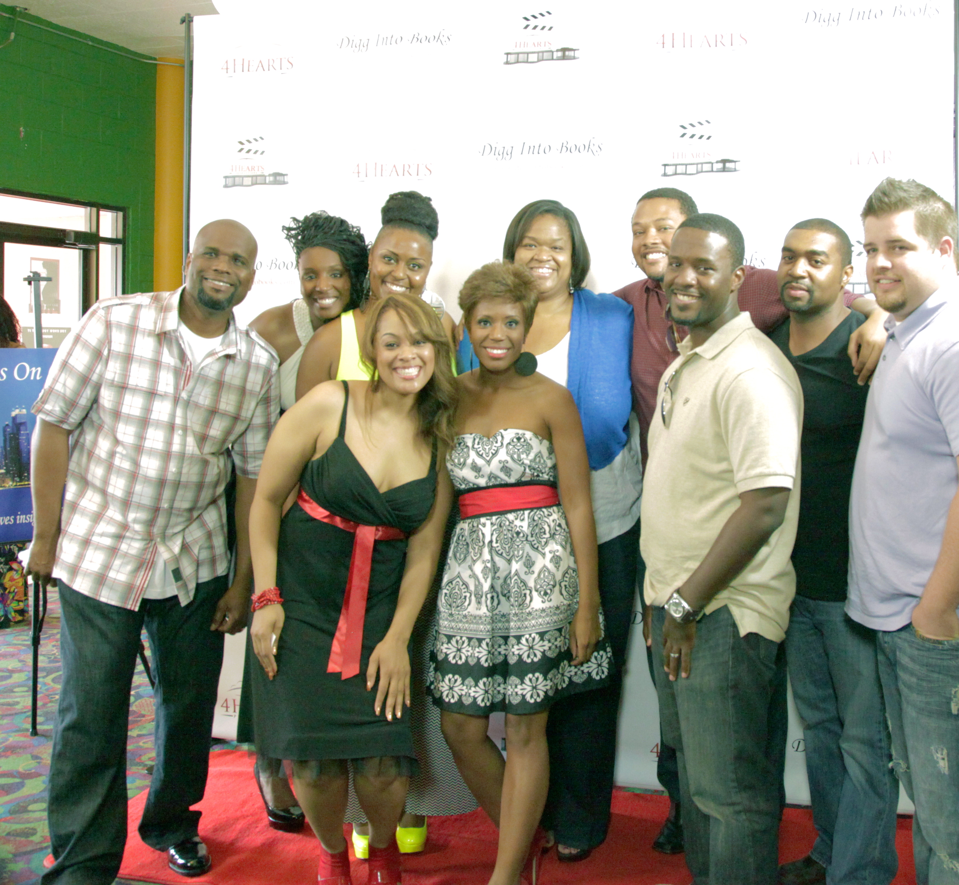 John H Rogers III and Jon C Ross of JR2 Films on the Red Carpet with other Chicago based filmmakers!
