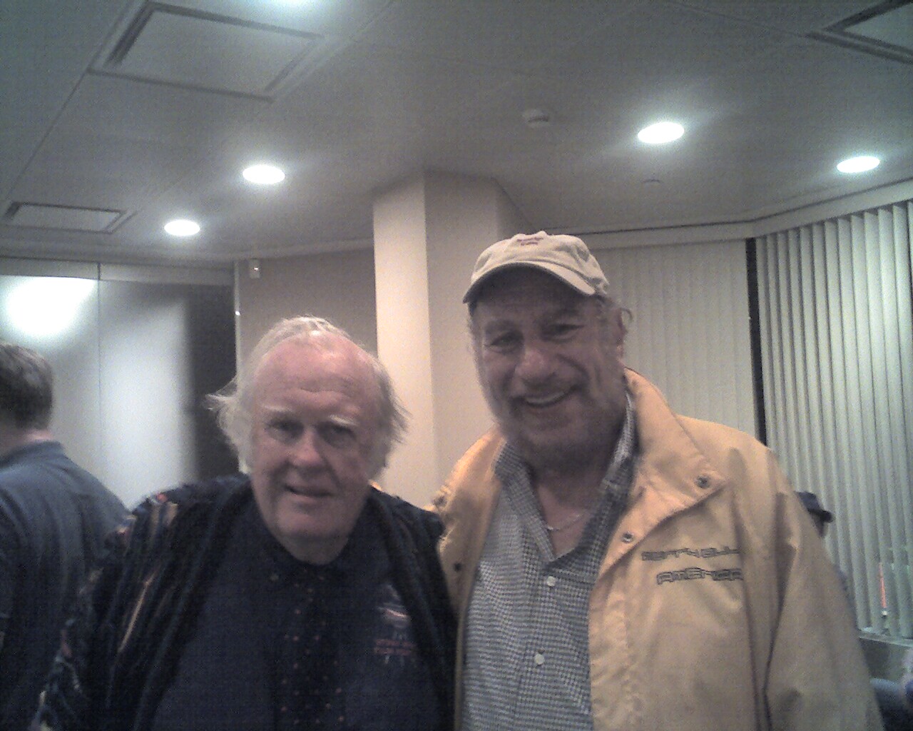 Bern with M. Emmet Walsh at the Stony Brook Film Fest ('07) reception for Tis the Season