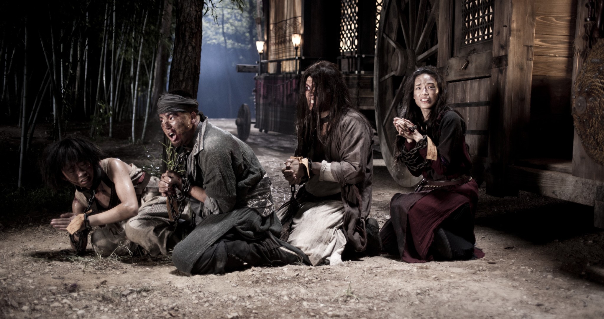 Still of Qi Shu, Xing Yu, Bo Huang and Zhang Wen in Kelione i vakarus (2013)